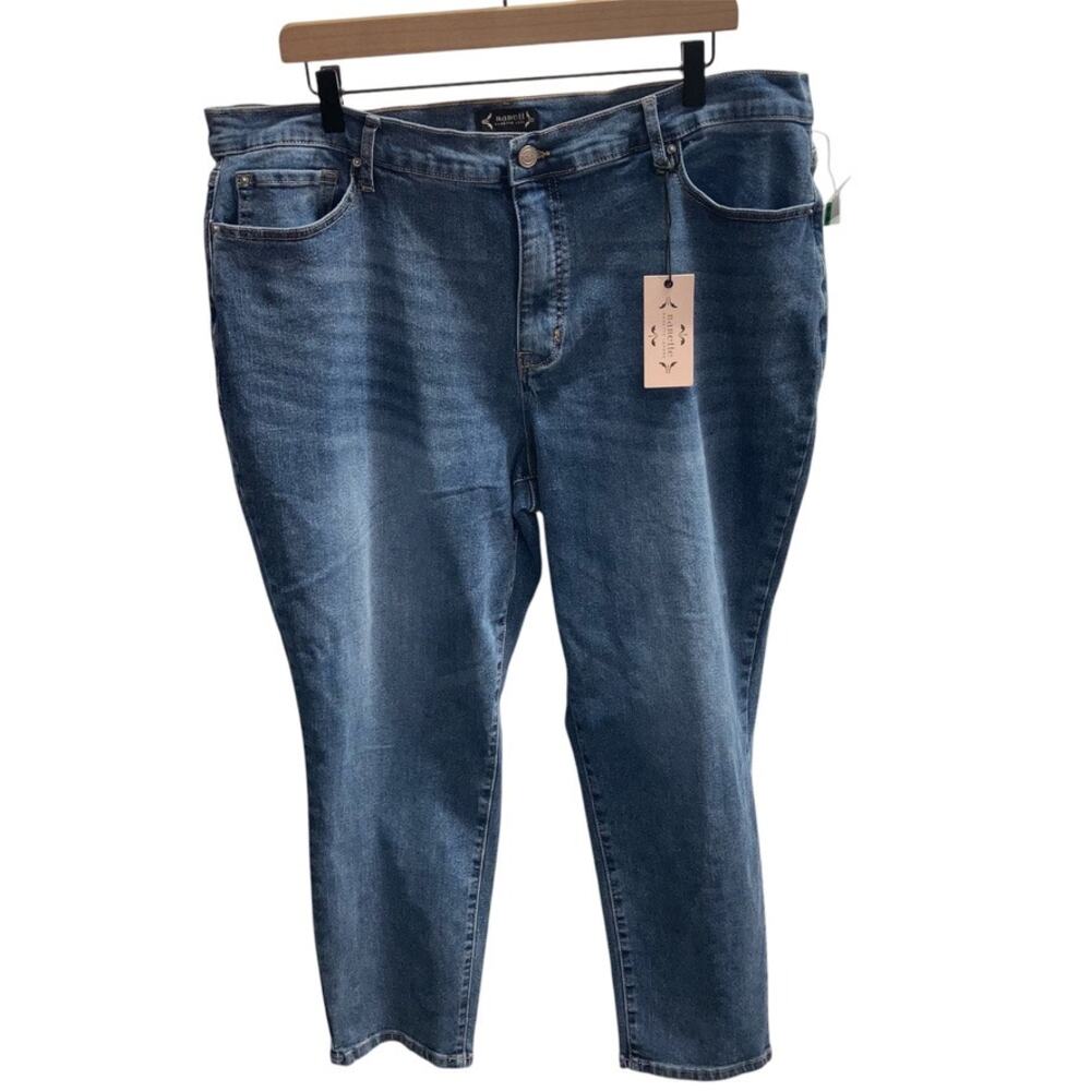 New Nanatte Lepore Belle High Rise‎ Ankle Skinny Jeans Womens 20W Denim